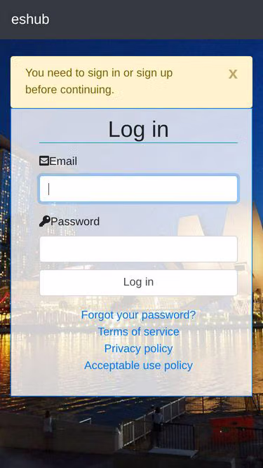 Screenshot of eshub.co