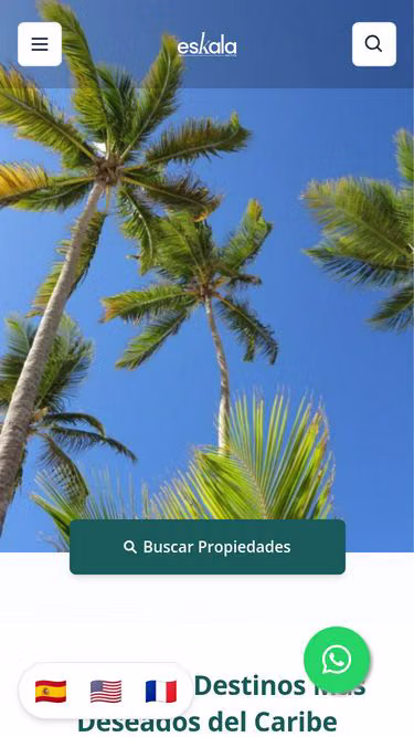 Screenshot of eskala.com.do