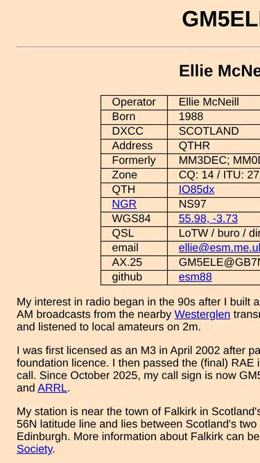 Screenshot of esm.scot