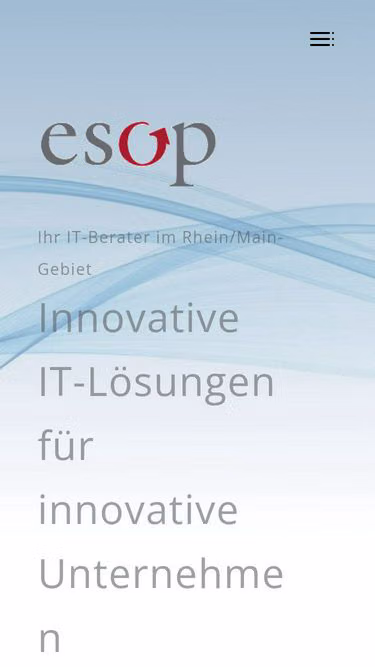 Screenshot of esop.de