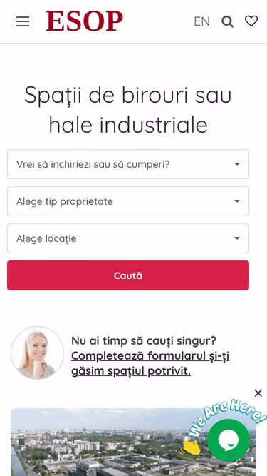 Screenshot of esop.ro