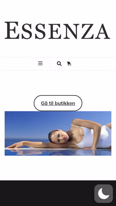 Screenshot of essenza.no