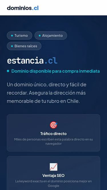 Screenshot of estancia.cl