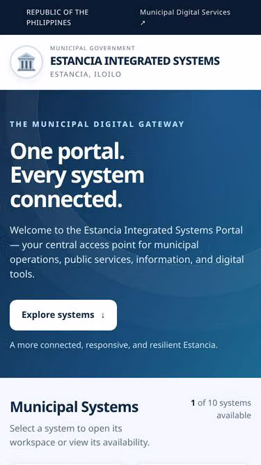 Screenshot of estancia.website