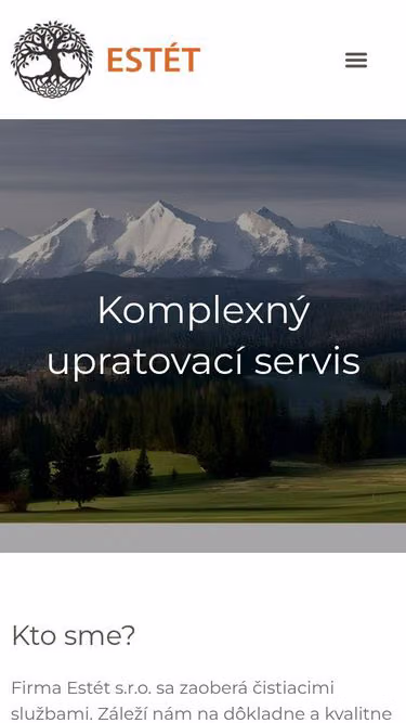 Screenshot of estet.sk