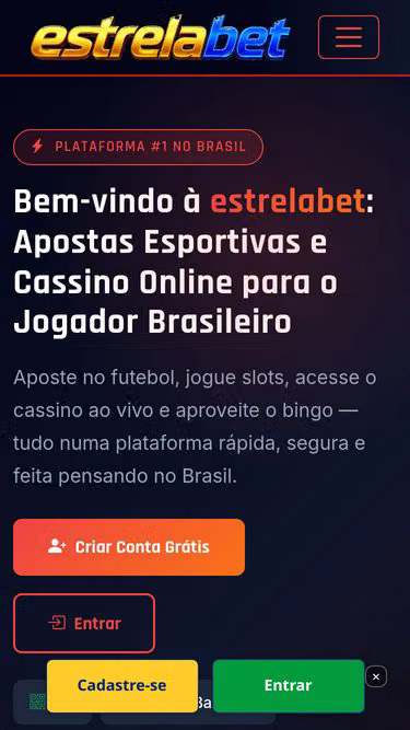 Screenshot of estrelabet.vu
