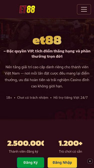 Screenshot of et88.lat