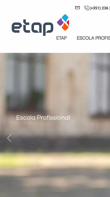 Screenshot of etap.edu.pt