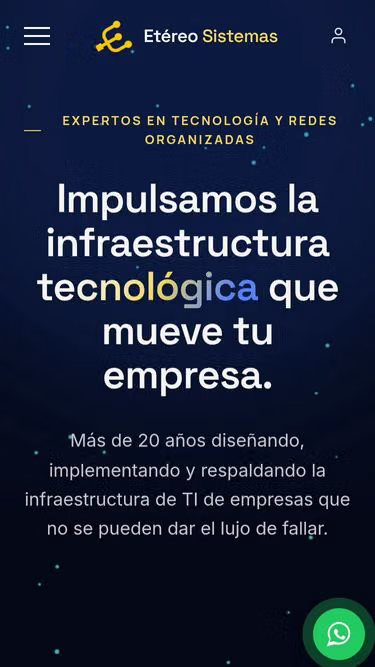 Screenshot of etereo.com.mx