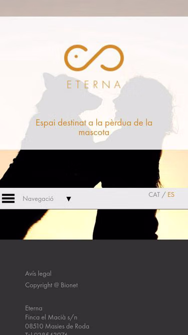 Screenshot of eterna.cat