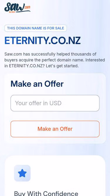 Screenshot of eternity.co.nz