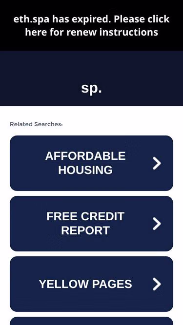 Screenshot of eth.spa
