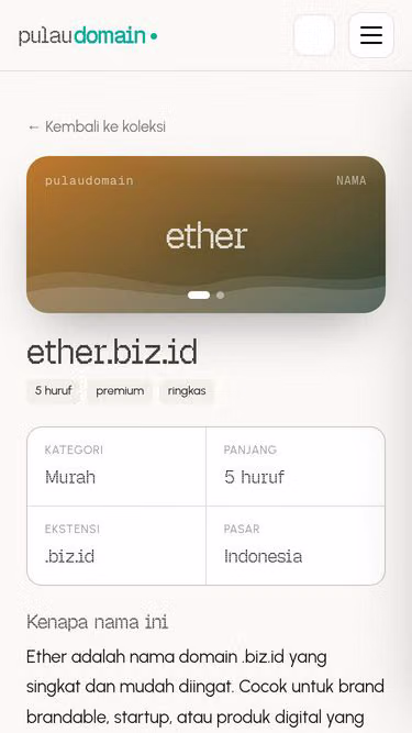 Screenshot of ether.biz.id