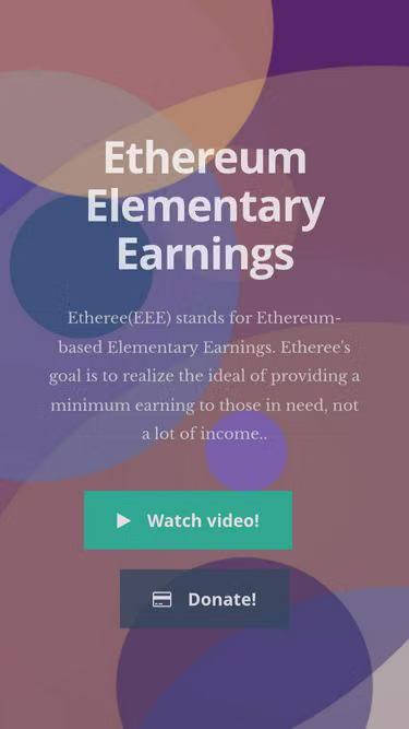 Screenshot of ether.ee