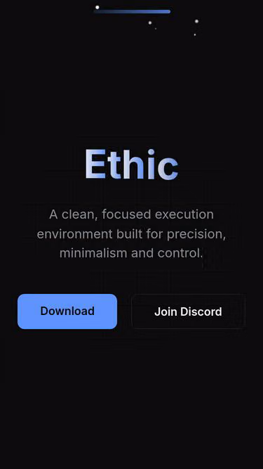 Screenshot of ethic.lol