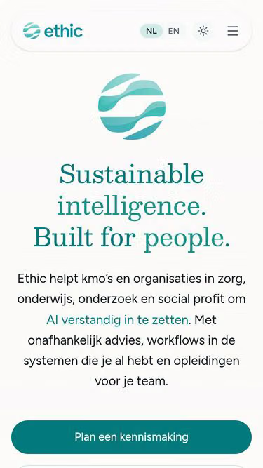 Screenshot of ethic.studio