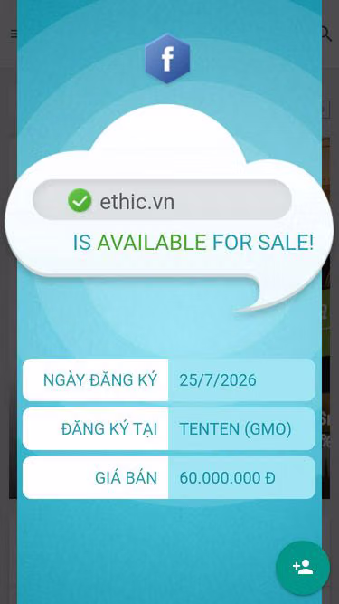 Screenshot of ethic.vn