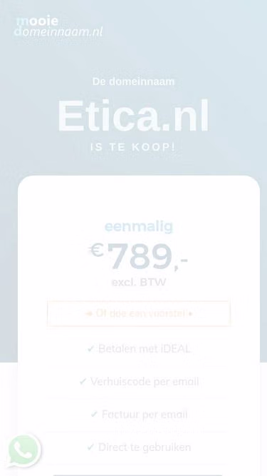 Screenshot of etica.nl