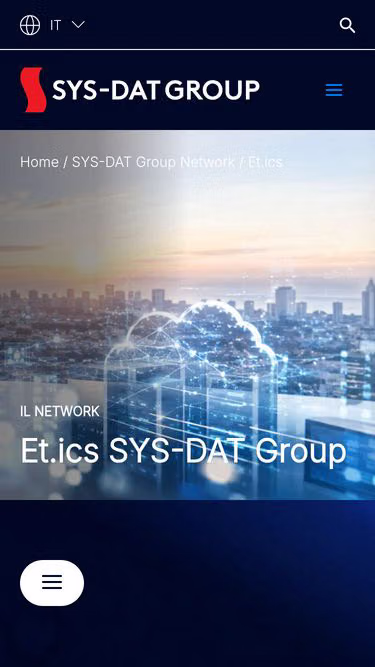 Screenshot of etics.it