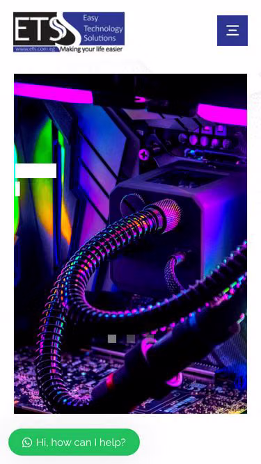 Screenshot of ets.com.eg