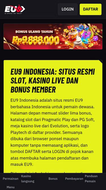Screenshot of eu9.social