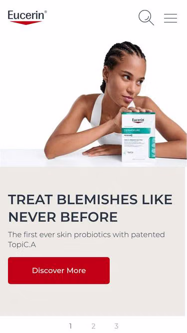 Screenshot of eucerin.hk