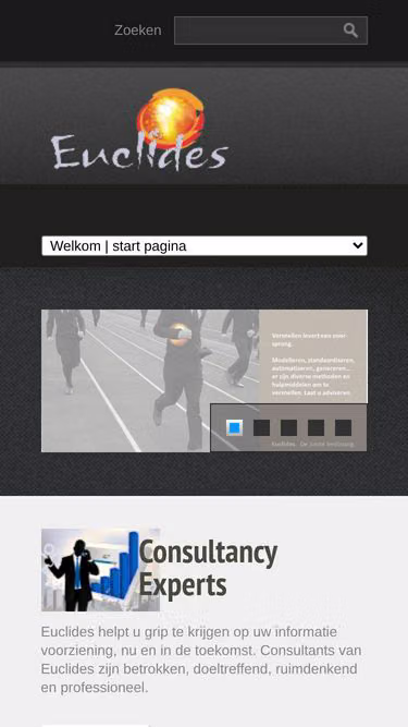Screenshot of euclides.nl