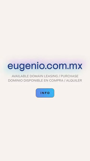Screenshot of eugenio.com.mx