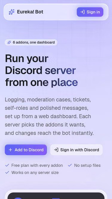Screenshot of eureka.re