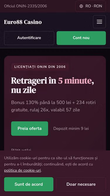 Screenshot of euro88.ro