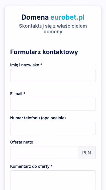Screenshot of eurobet.pl