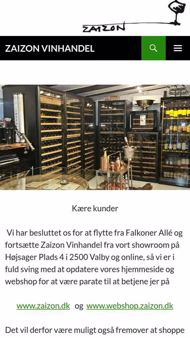 Screenshot of eurocave.dk