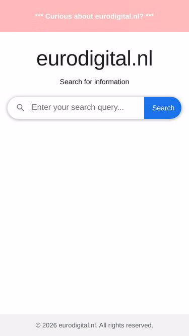 Screenshot of eurodigital.nl