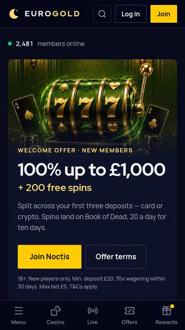 Screenshot of eurogold.site