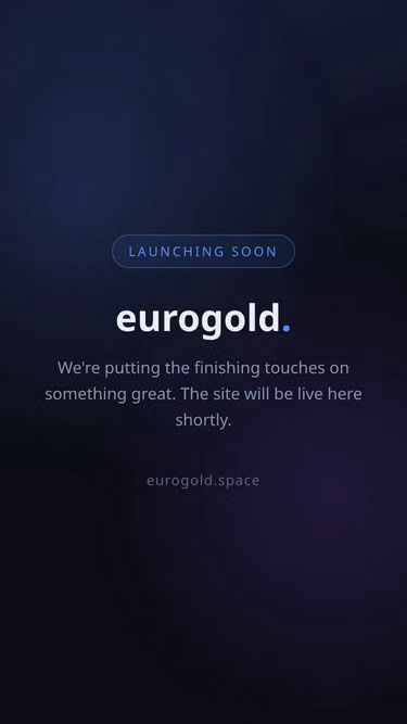 Screenshot of eurogold.space