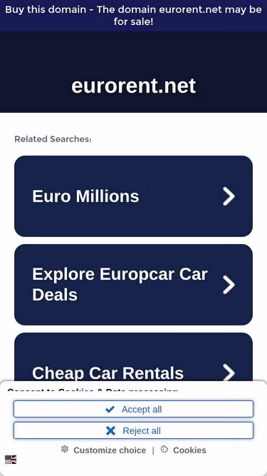 Screenshot of eurorent.net