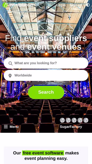 Screenshot of eventplanner.ee