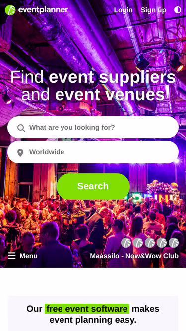 Screenshot of eventplanner.qa