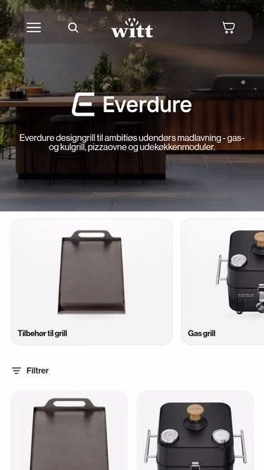Screenshot of everdure.dk