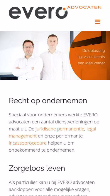 Screenshot of evero.be