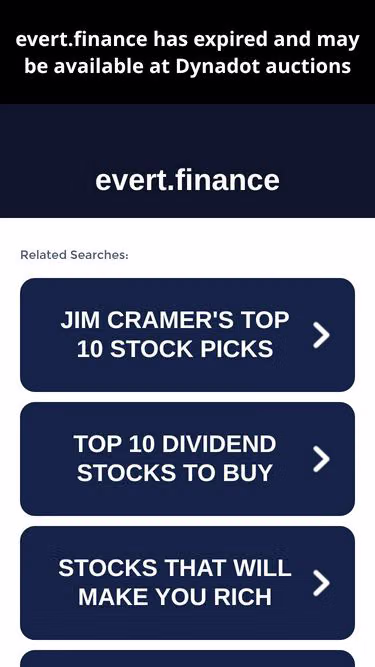 Screenshot of evert.finance