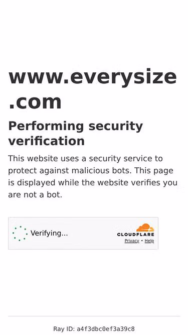 Screenshot of everysize.io
