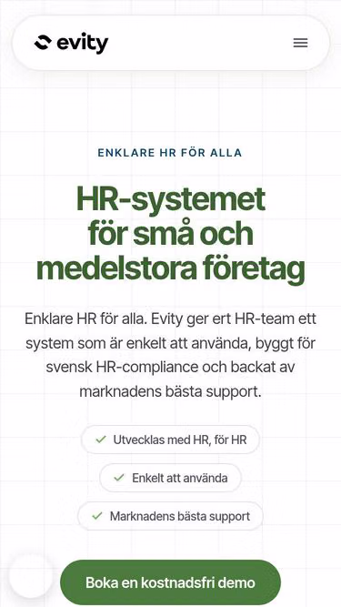 Screenshot of evity.hr