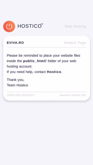 Screenshot of eviva.ro