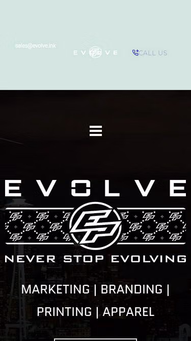 Screenshot of evolve.ink