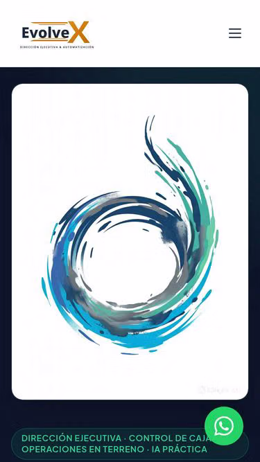 Screenshot of evolvex.cl