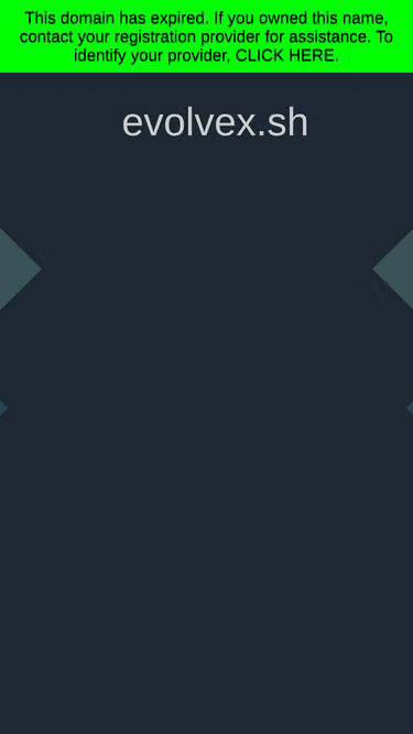 Screenshot of evolvex.sh