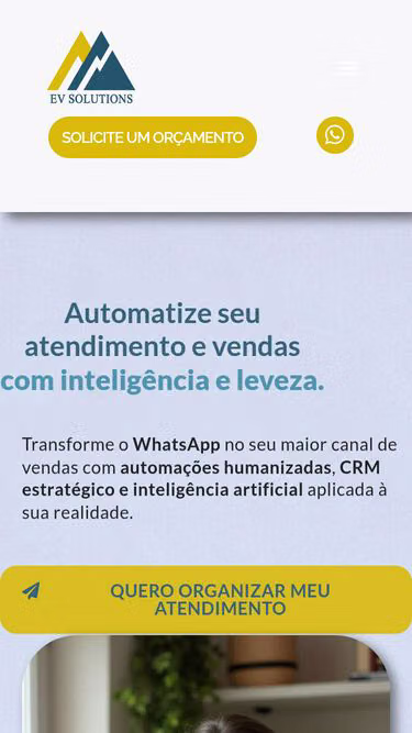 Screenshot of evsolutions.com.br
