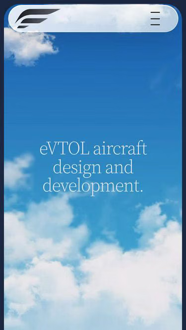 Screenshot of evtol.design