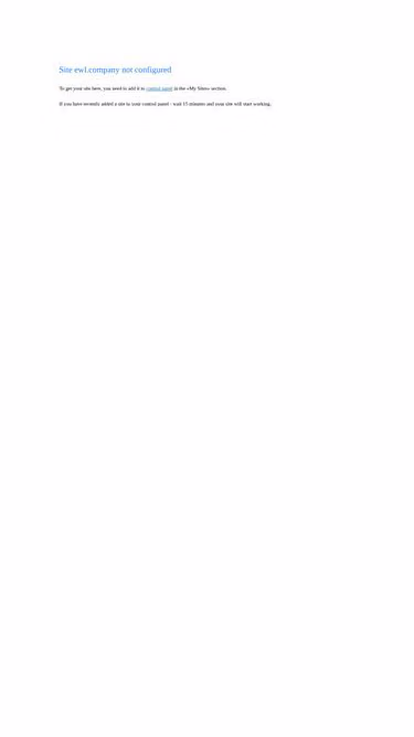 Screenshot of ewl.company